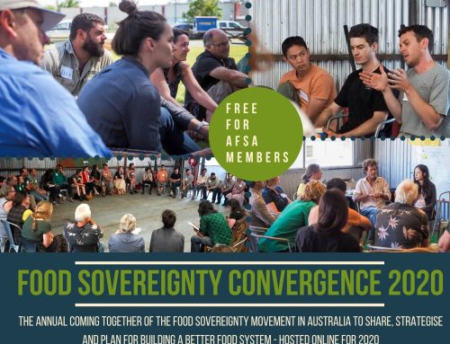 Food Sovereignty Convergence 2020 Schedule